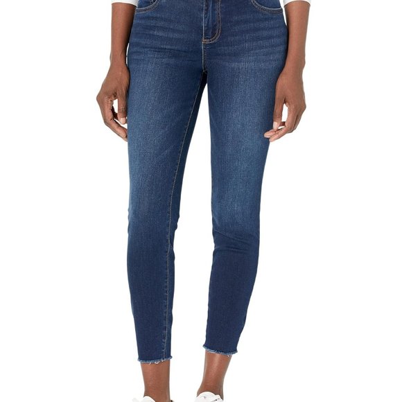 Kut from the Kloth Raw Edge Hem Connie Ankle Skinny Jeans - Picture 1 of 12